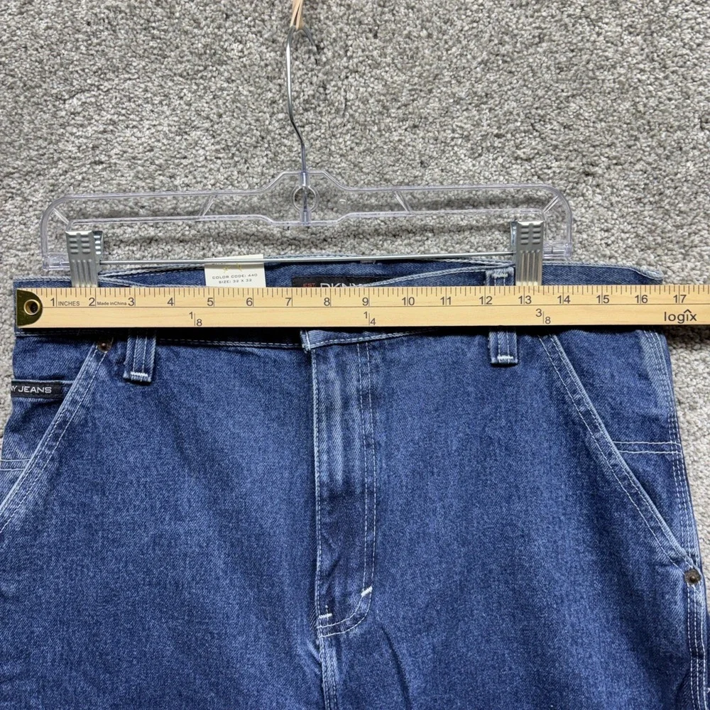 Vintage DKNY Jeans Baggy Wide Leg Y2K 90s Carpenter Skater Mens 32x32 Street NWT